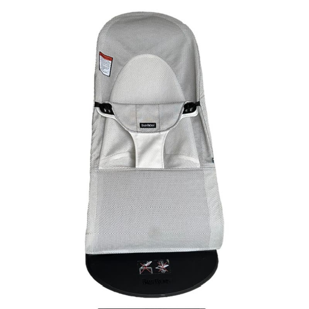 BABYBJORN Gray Balance Soft Mesh Breathable Reclining Bouncer Bouncing Chair